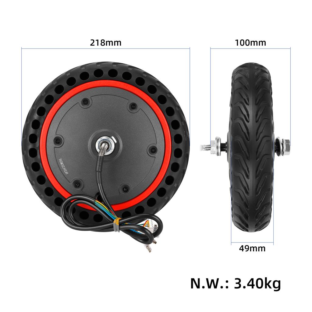 Motorhjul 8.5" tums 350W