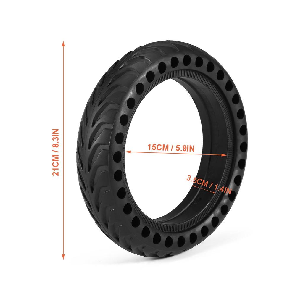 Däck 8,5" Solida däck
